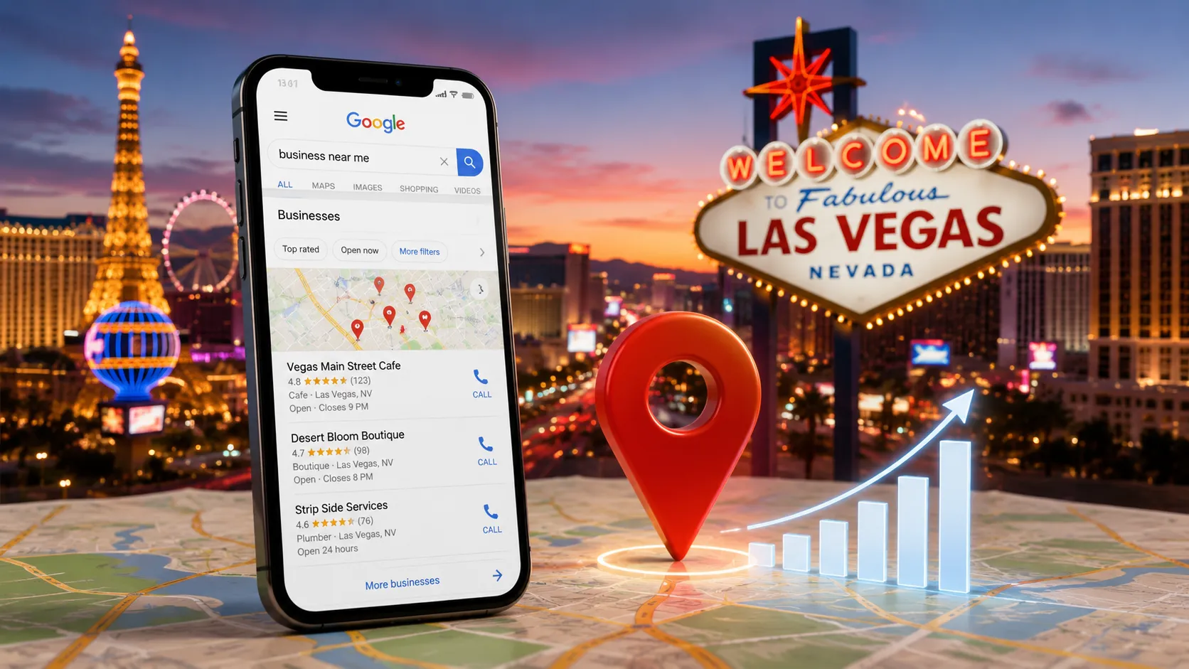How to Rank in Google's Local Pack in Las Vegas