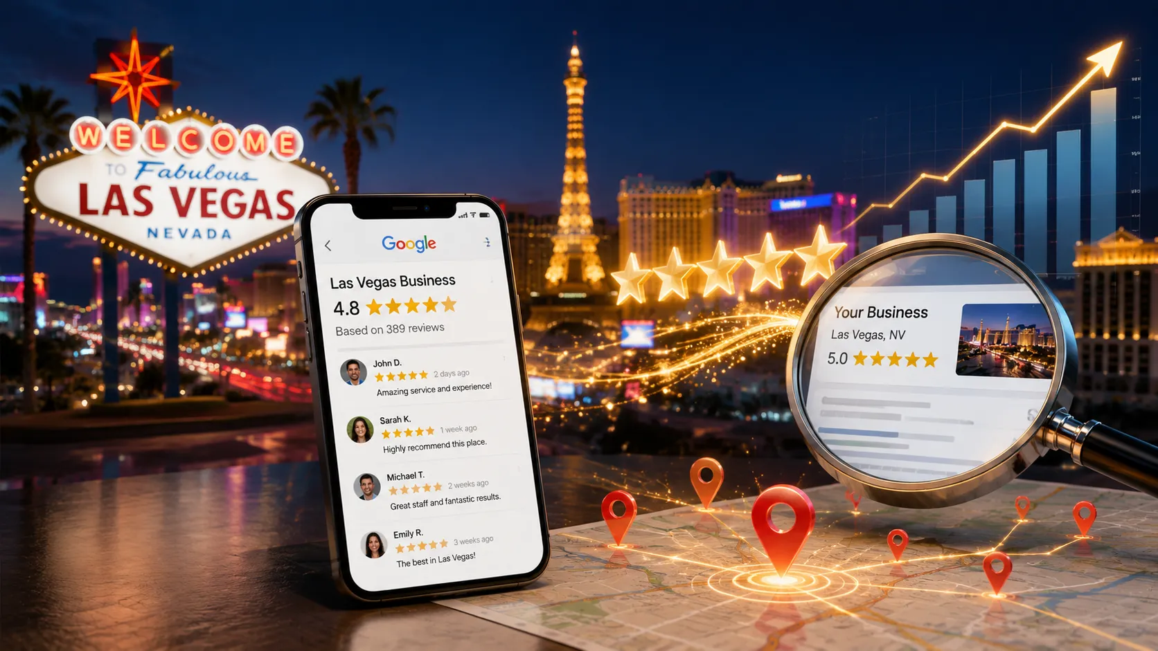 The Impact of Google Reviews on Las Vegas SEO Rankings