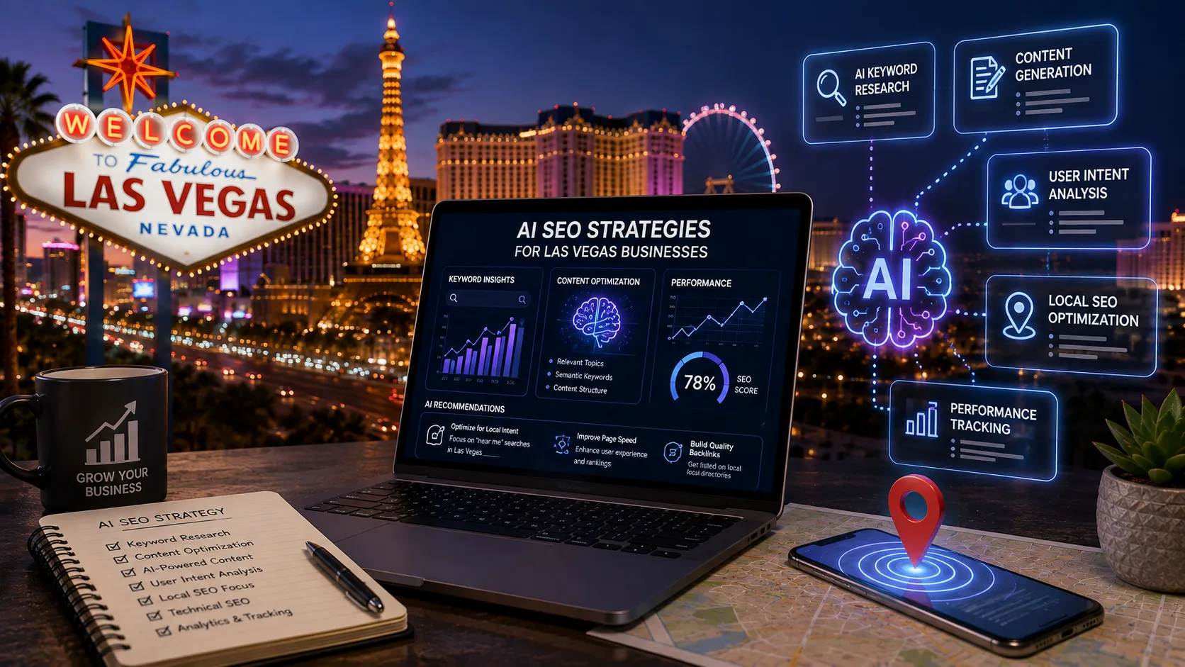 AI SEO Strategies for Las Vegas Businesses: A Practical Guide