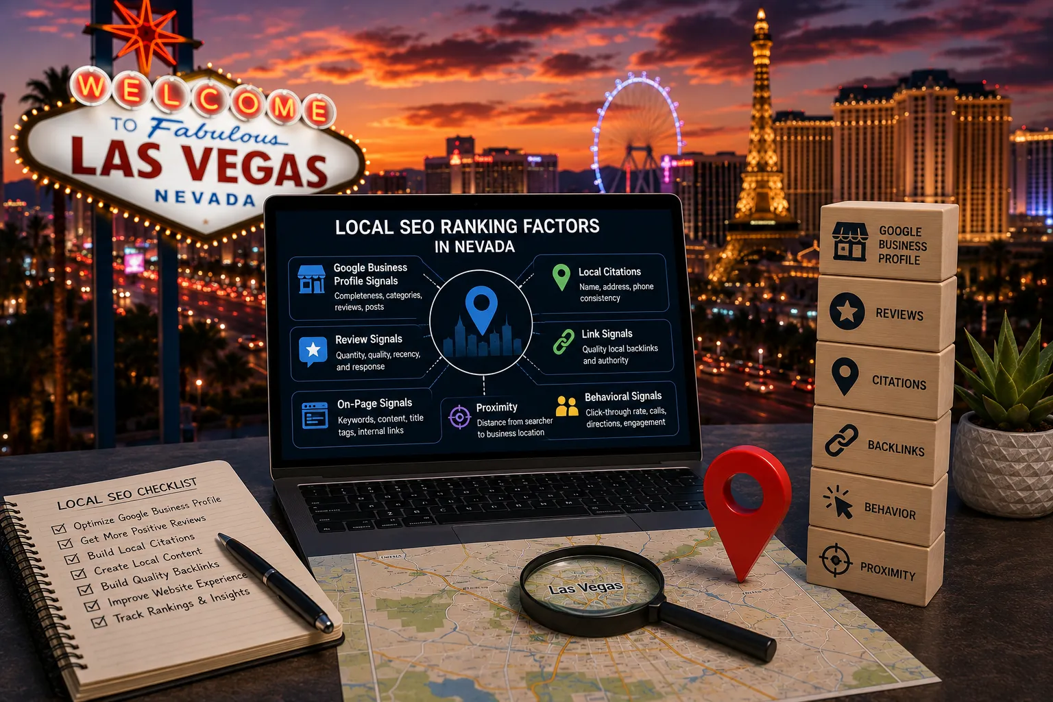 Local SEO Ranking Factors in Nevada: What Actually Moves the Needle