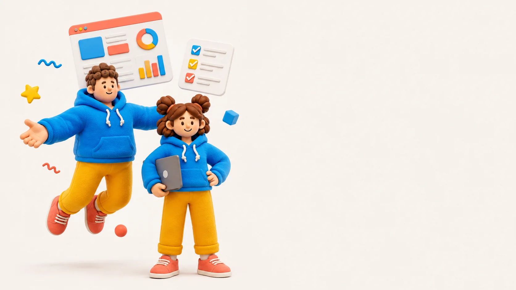 Digital marketing team illustration for Las Vegas businesses